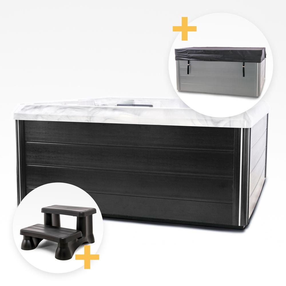 Comfortana Pro X3  Sommerhusspa NORDIC 210 x 210 x 95cm Sterling Silver