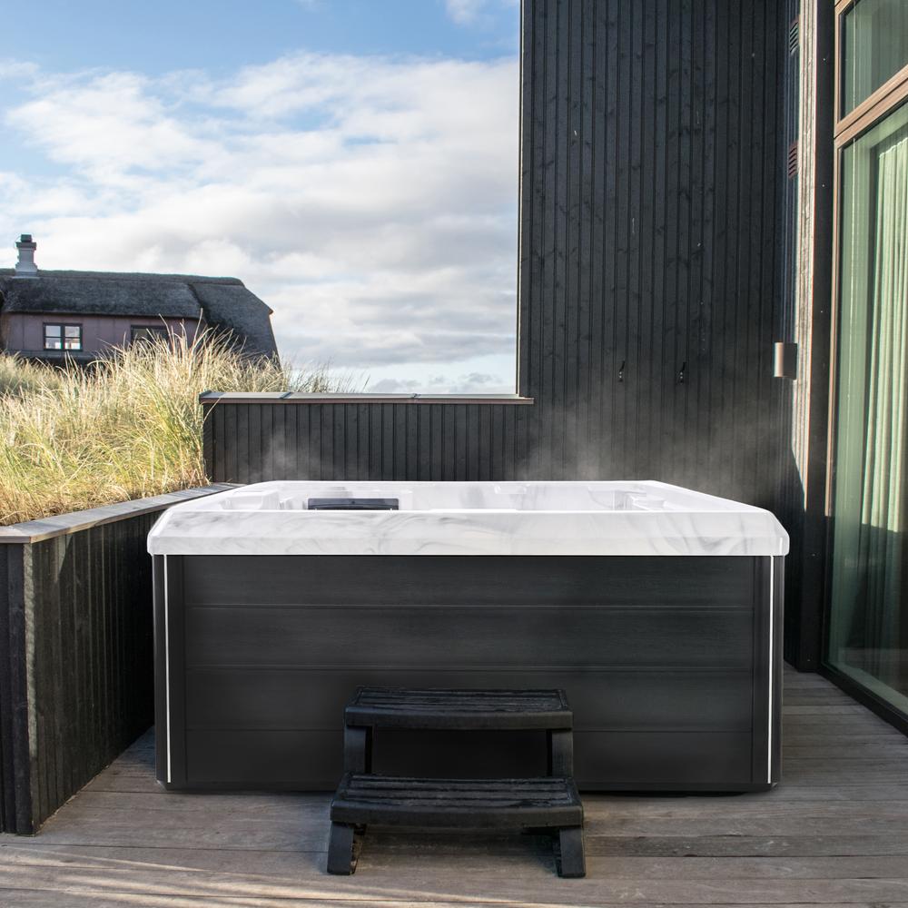 Comfortana Pro X3  Sommerhusspa NORDIC 210 x 210 x 95cm Sterling Silver