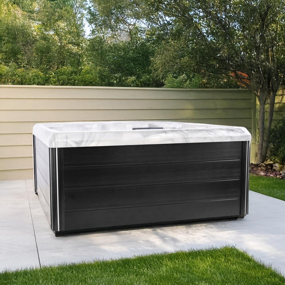 Comfortana Pro X3  Sommerhusspa NORDIC 210 x 210 x 95cm Sterling Silver