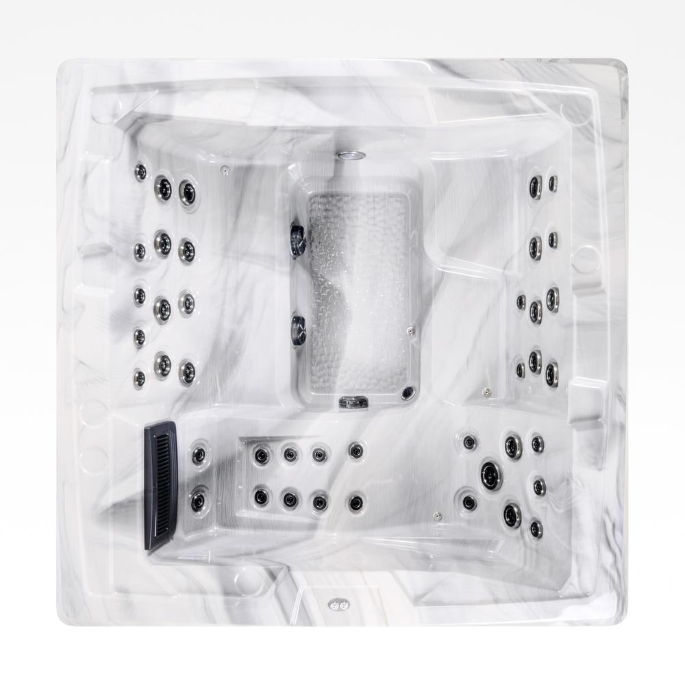 Comfortana Pro X3  Sommerhusspa NORDIC 210 x 210 x 95cm Sterling Silver