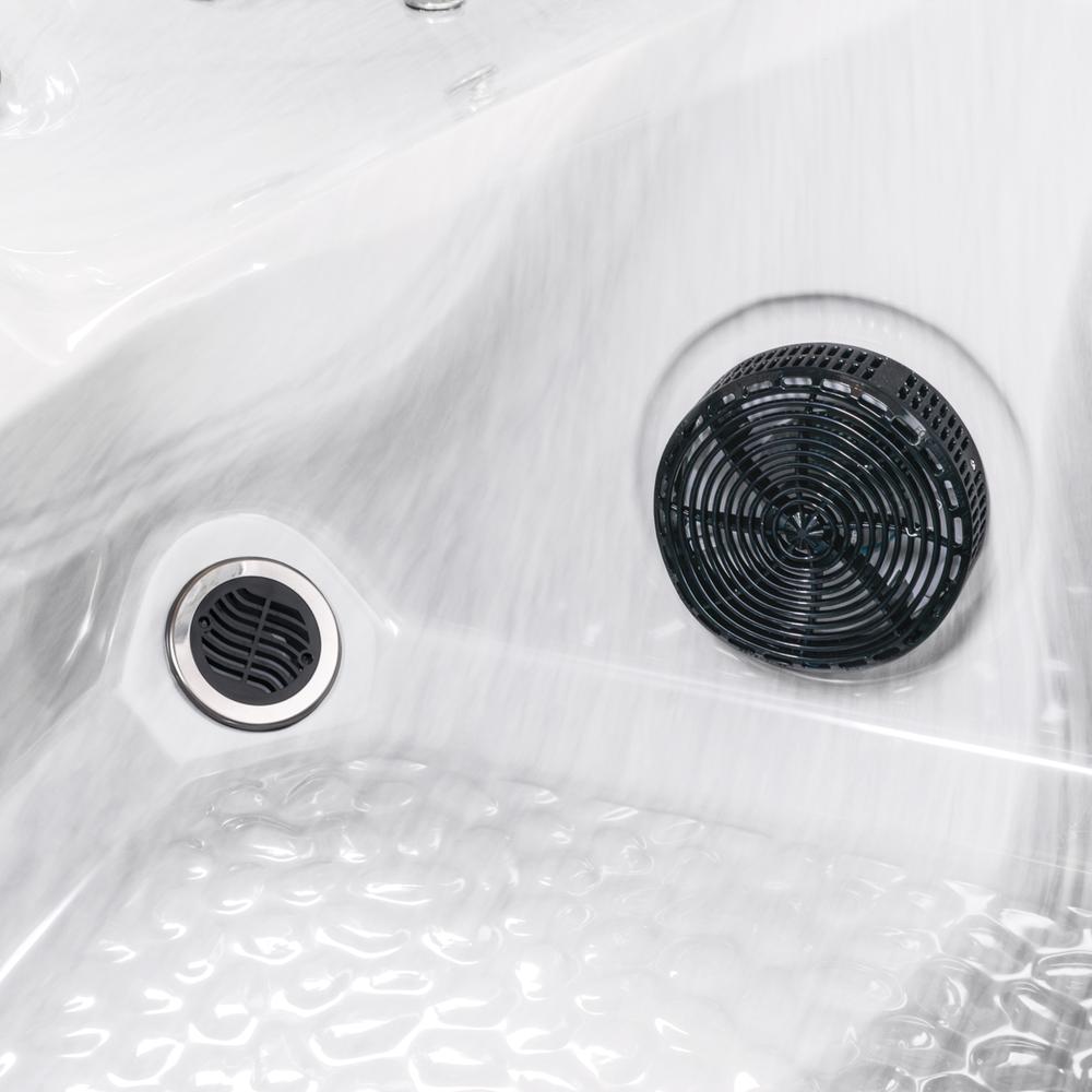 Comfortana Pro X3  Sommerhusspa NORDIC 210 x 210 x 95cm Sterling Silver