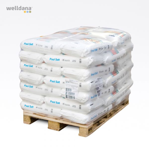 Salt refined in 25kg bag. Pallet