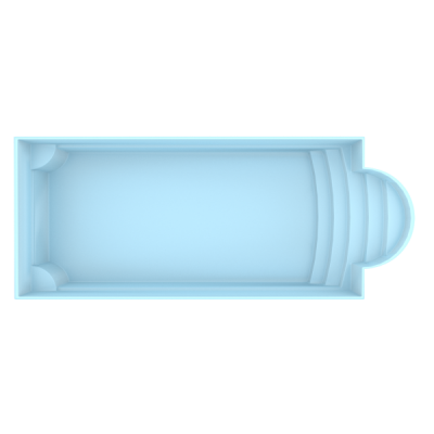Fiber pool model London 8 x 3,2 x 1,55 m