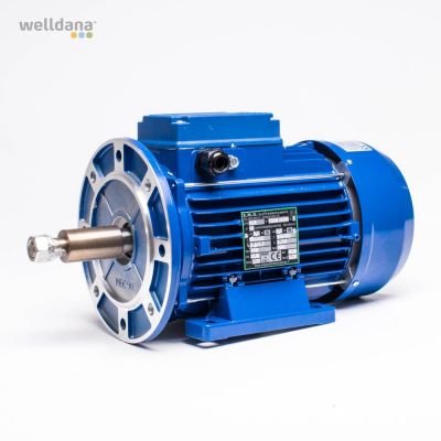 2.6kW motor 3x400V with Sharf adapter