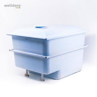 Equipment box Empty, blue 145 x 111 x 107 cm/fiberglass