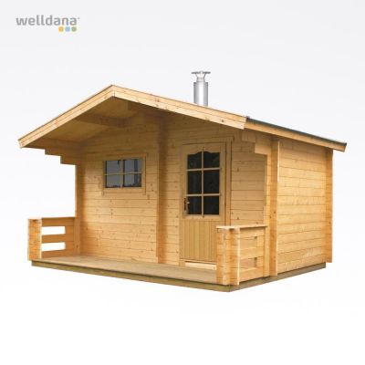 Outdoor sauna Keitele with Pro20 Woodburning stove