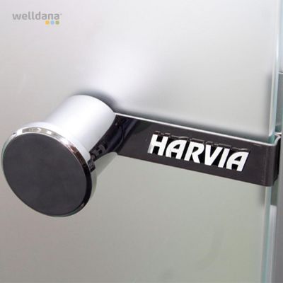 Handle & doorlock for sauna wooden door.