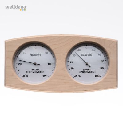 Thermometer/hygrometer wooden frame