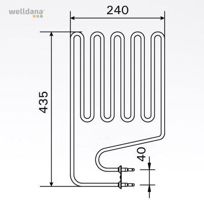 Sauna element 2150W  (ZSP 240)