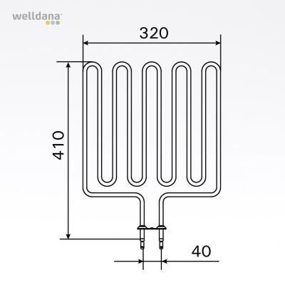 2500W element, 230V