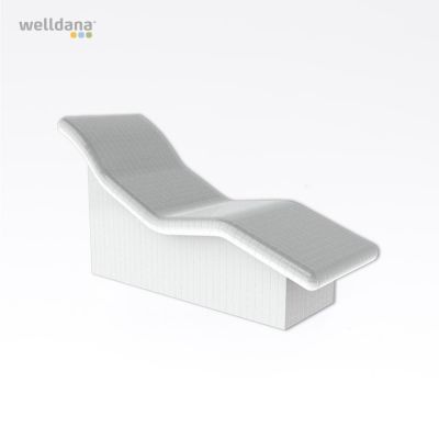 Harvia Couche bench, without cladding Polystyrene, water resistant, 70.0x95.8x186.7cm