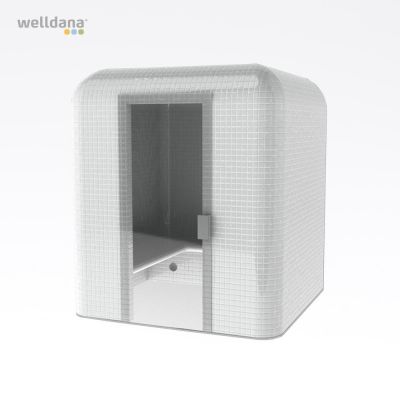 Harvia Cubo Steam cabin, without cladding Polystyrene, water resistant, 200.0x225.0x200.0cm