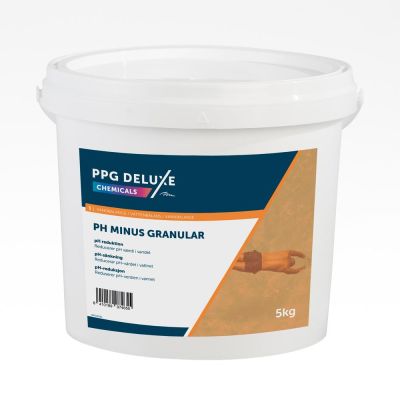 pH MINUS GRANULAR 5 KG Reduces the pH value in the water
