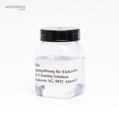Cleaning solution for electrodes