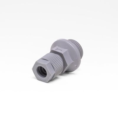 Nut for flow cell. Inlet in bottom of flow cell For DA-GEN