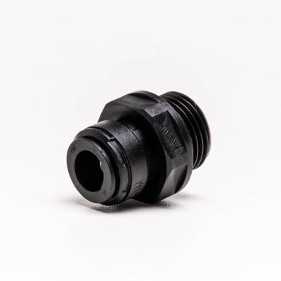 Nut for flow cell. Inlet in bottom of flow cell For DA-GEN