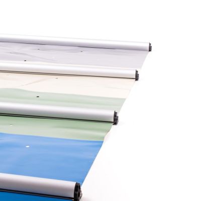 CBE 650 Safety Cover, grey Grey, 7,40x3,40 m. cover size