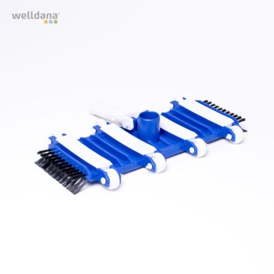 8 wheel vac head w/brush
