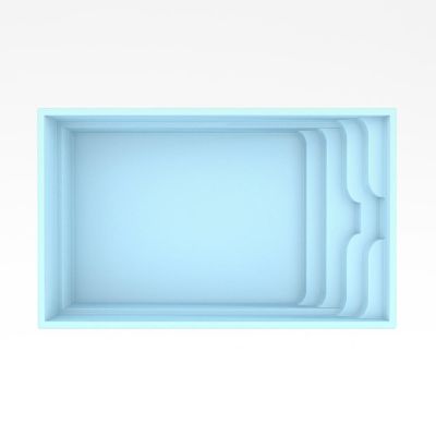 Fiber pool model Porto 6,20 x 3,70 x 1,50