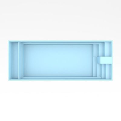 Fiber pool model Amsterdam 9,7 x 3,7 x 1,60 m