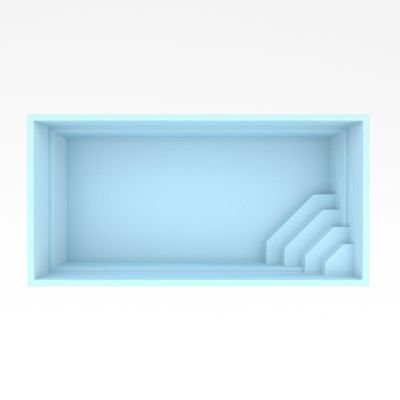 Fiber pool model Lissabon 6 x 3 x 1,45 m