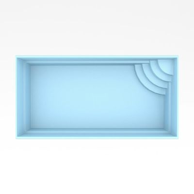 Fiber pool model Bern 6 x 3 x 1,5 m