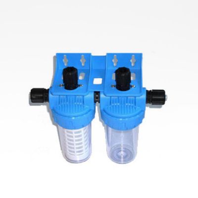By-pass probe holder for pH & Redox Double version w. 1 prefilter
