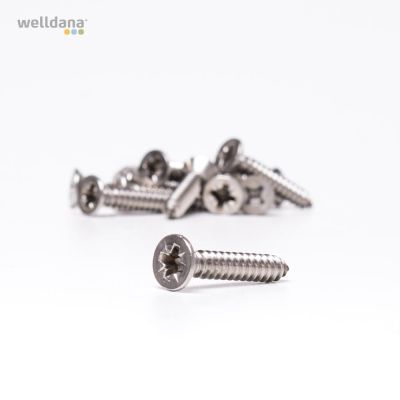 Screw set for liner standard skimmer