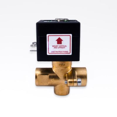 Magnetic valve for emtying and refill of generator