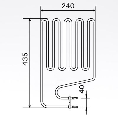 Sauna element 2150W  (ZSP 240)