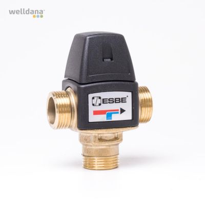 Mixing valve. Thermostatic. 3 x ¾