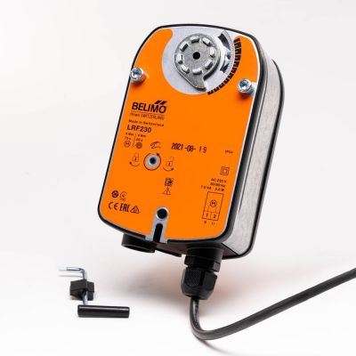 Ventil motor  m. fjerder retur lukning  f.69-997032