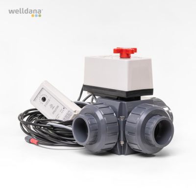 Solar set SC01 230V IP40 w/3way valve DN40/D50 - BW