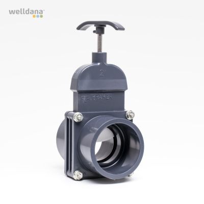 Gate-valve 63mm. PVC. EPDM gasket.
