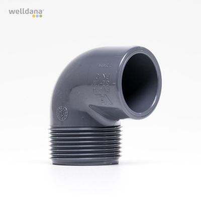 Threaded elbow 90° 63IDx2