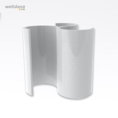 Harvia Shower Spa-Module, without cladding Polystyrene, water resistant, 209.5x210.0cm