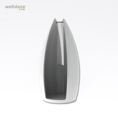 Harvia Tulipe Spa-Module, without cladding Polystyrene, water resistant, 125x250.0cm